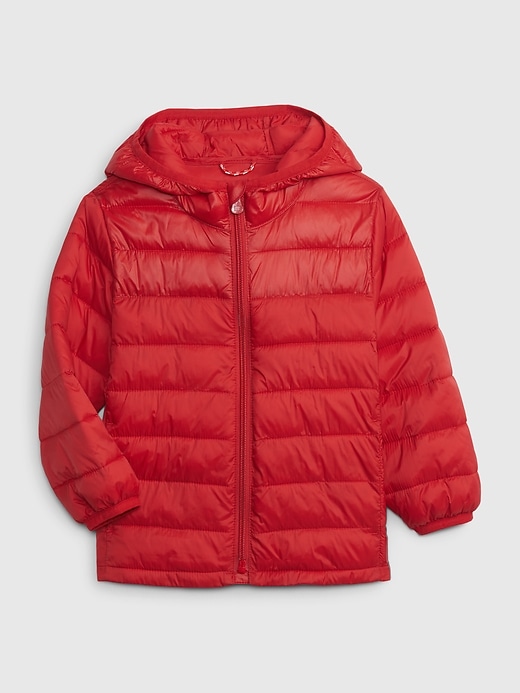 Image number 1 showing, Toddler 100% Recycled Lightweight Puffer Jacket