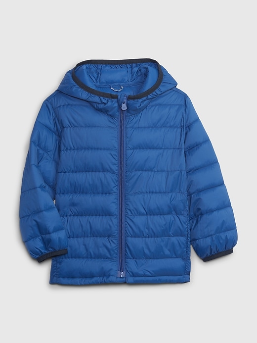 Image number 4 showing, Toddler 100% Recycled Lightweight Puffer Jacket