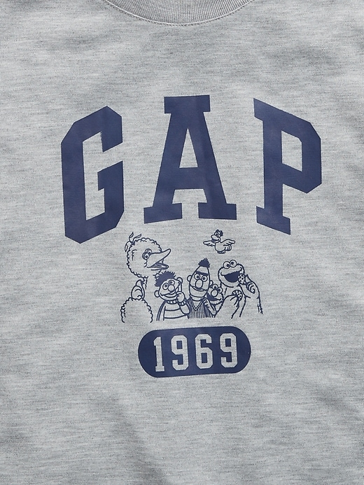 Image number 2 showing, GapKids &#124 Sesame Street 100% Recycled Gap Logo PJ Set