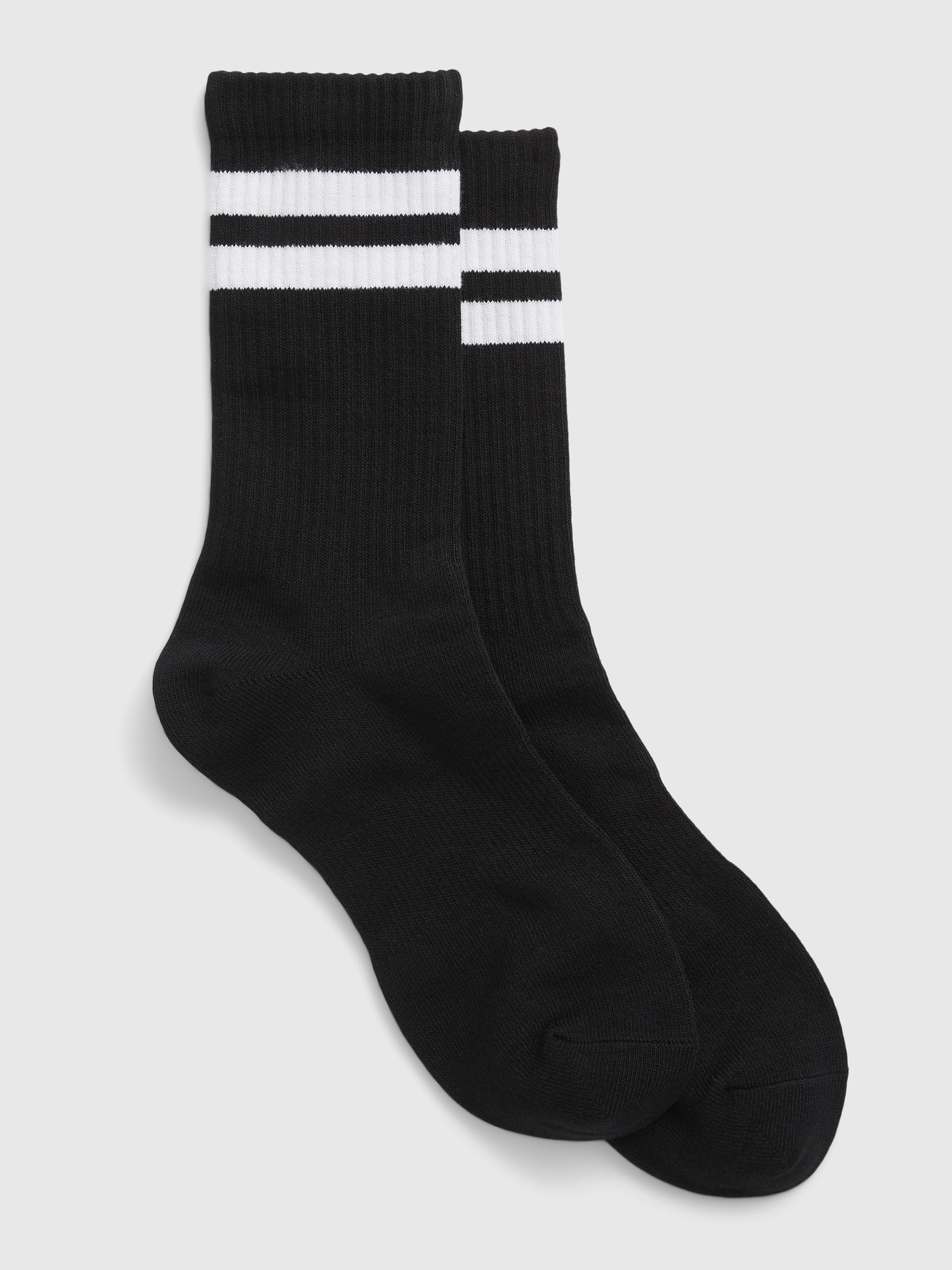 Stripe Quarter Crew Socks Gap