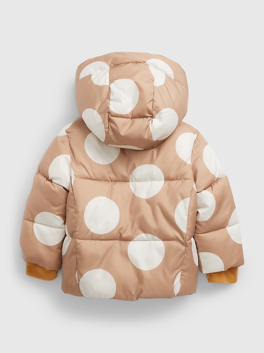 Image number 2 showing, Toddler Sherpa-Lined Puffer Jacket