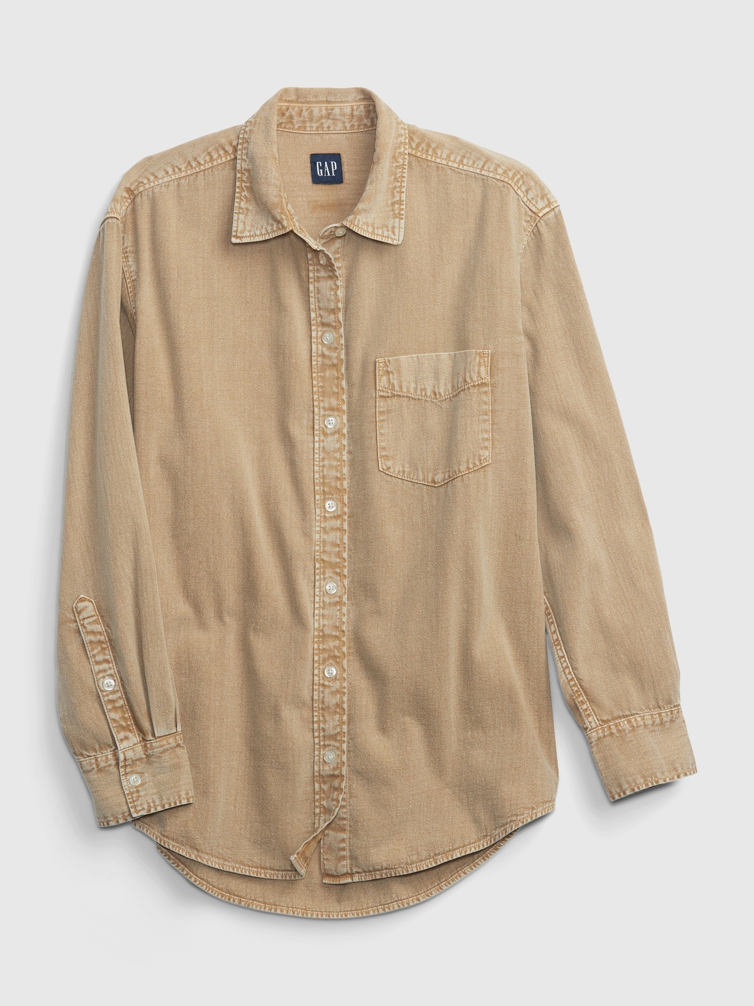 big w khaki shirt