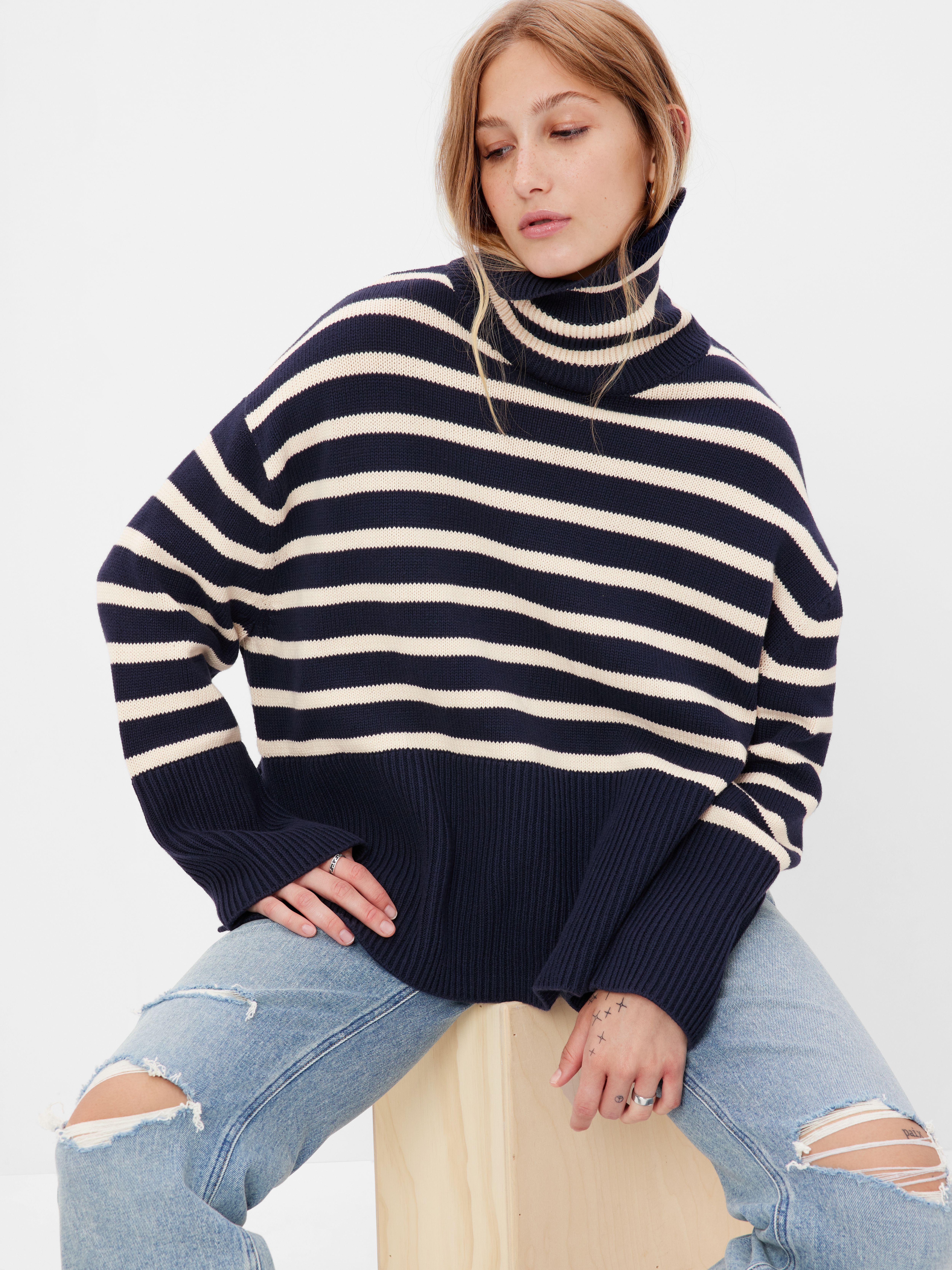 Oversized Turtleneck Sweater | Gap
