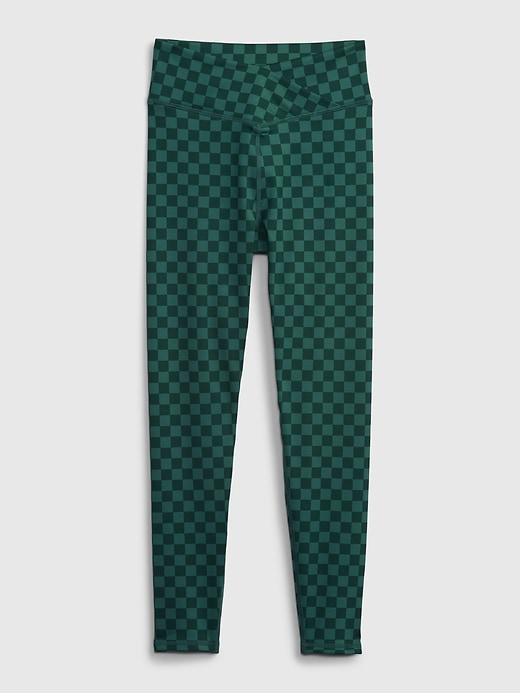 Image number 1 showing, GapFit Kids Recycled Crossover Leggings