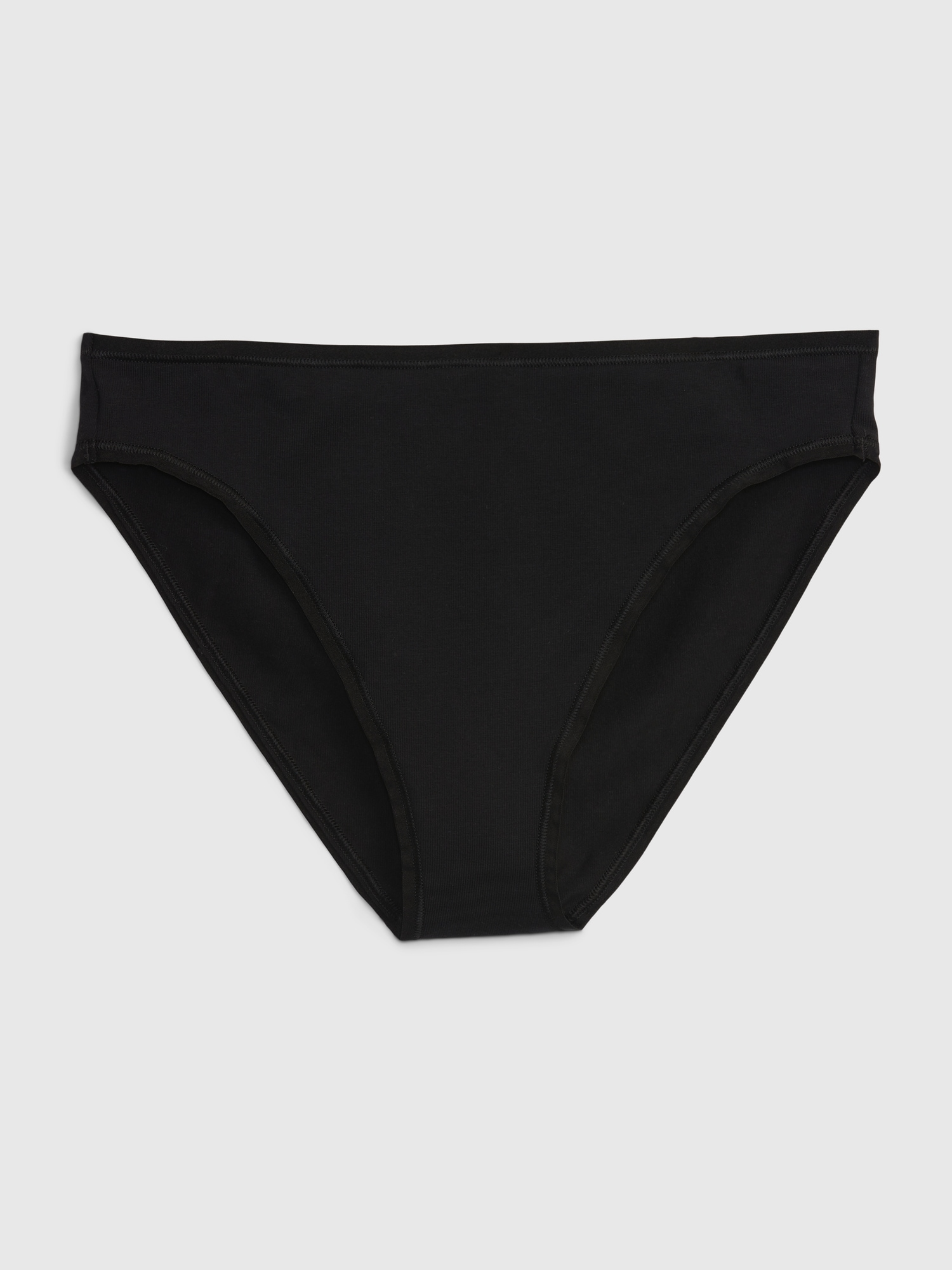 Stretch Cotton High Leg Brief