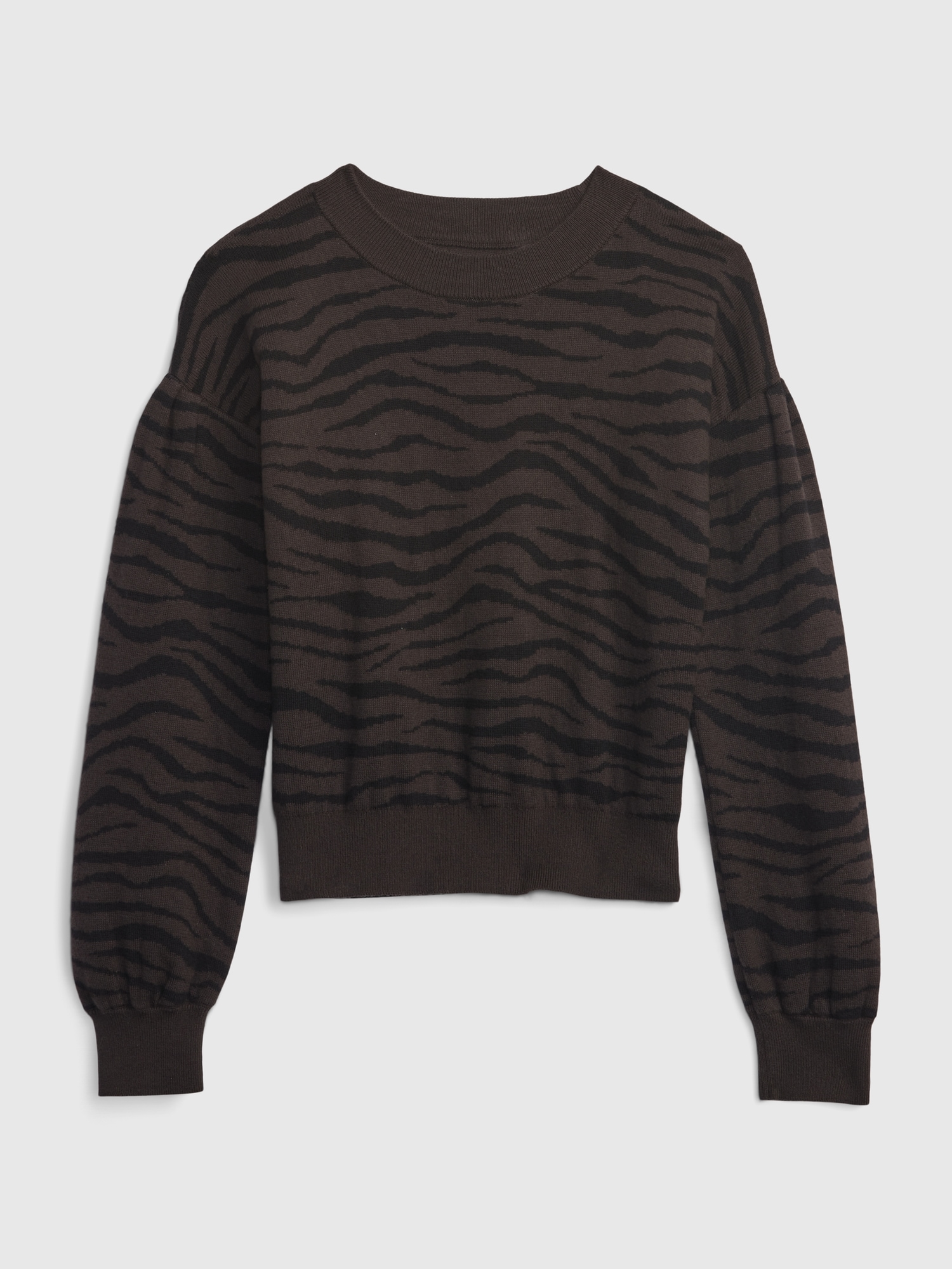 Gap Kids Shaker-Stitch Puff-Sleeve Sweater multi. 1