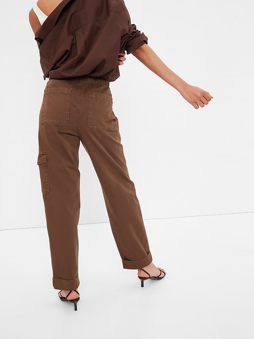 Image number 2 showing, Pull-On Tapered Utility Pants with Washwell