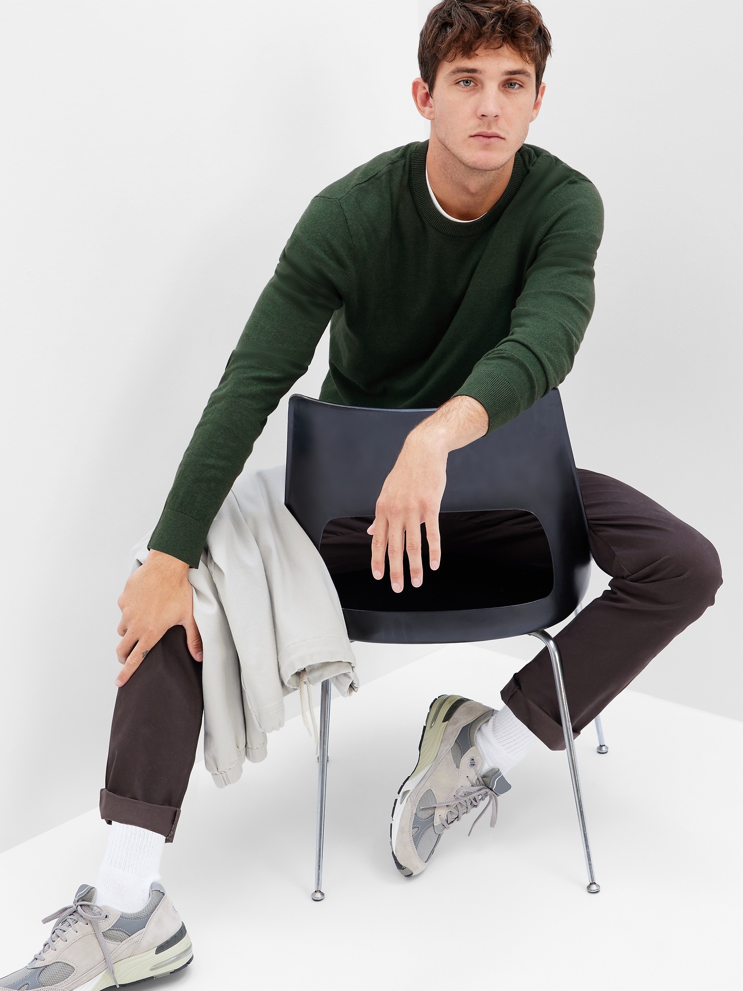 mainstay crewneck sweater gap