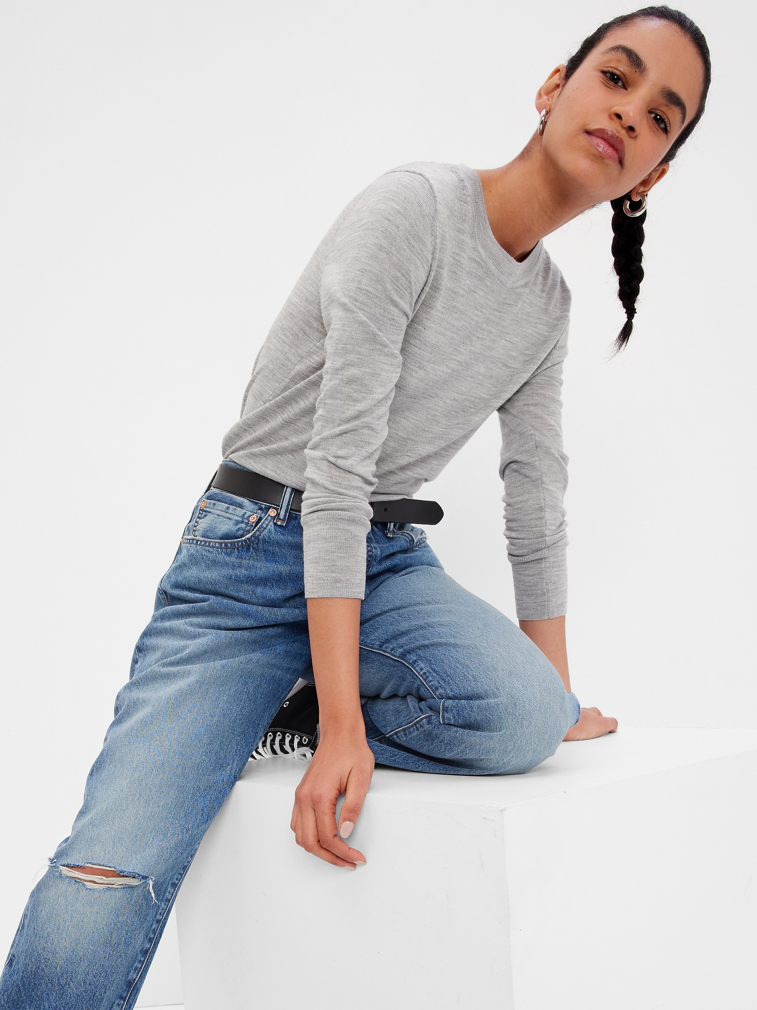 Merino Crewneck Sweater | Gap