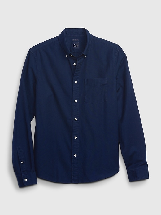 Image number 4 showing, Classic Oxford Shirt in Untucked Fit