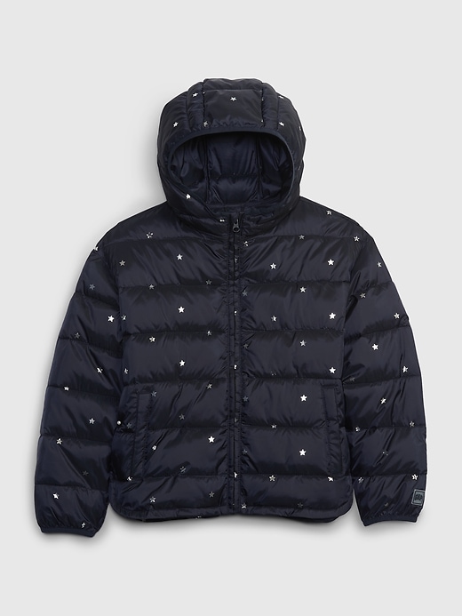 View large product image 1 of 1. Kids 100% Recycled Lightweight Puffer Jacket