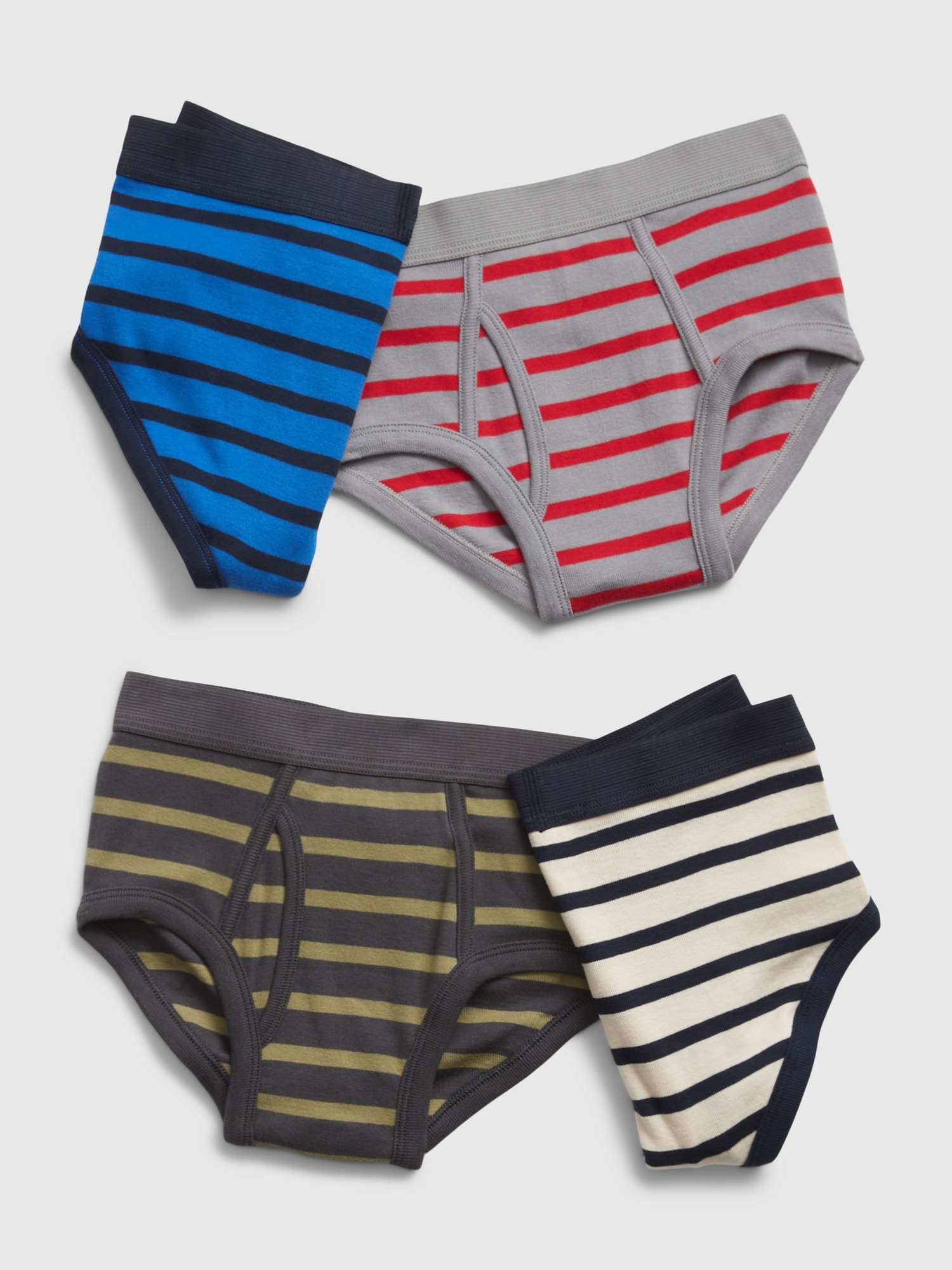 Gap Kids Organic Cotton Briefs (4-Pack) multi. 1