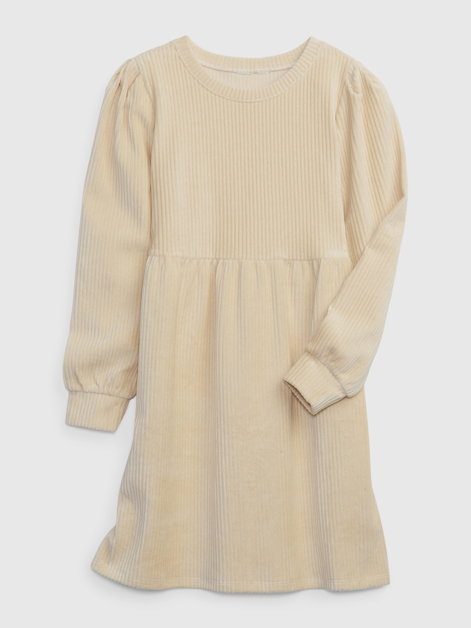 Kids Rib Velour Skater Dress Gap