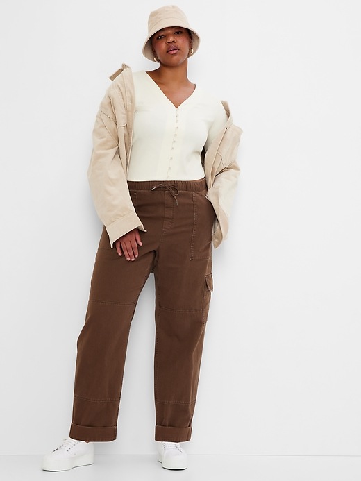 Image number 4 showing, Pull-On Tapered Utility Pants with Washwell