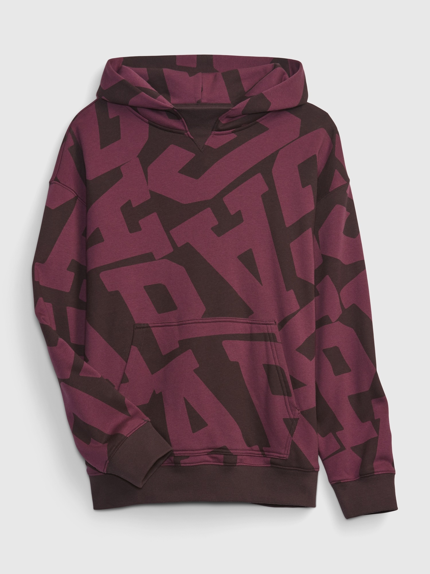 gap blue and red hoodie