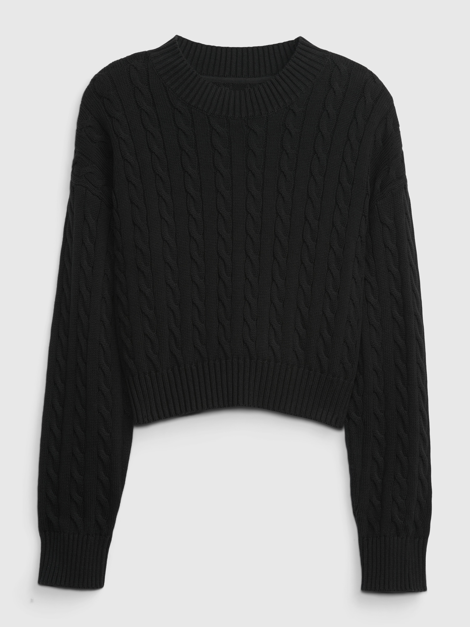 Teen 100 Organic Cotton CableKnit Sweater Gap