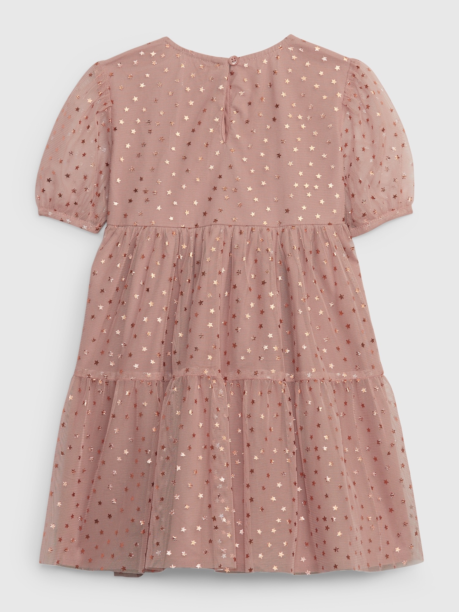Toddler Metallic Tulle Tiered Dress Gap