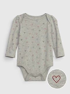 Baby 100% Organic Cotton Mix and Match Printed Bodysuit