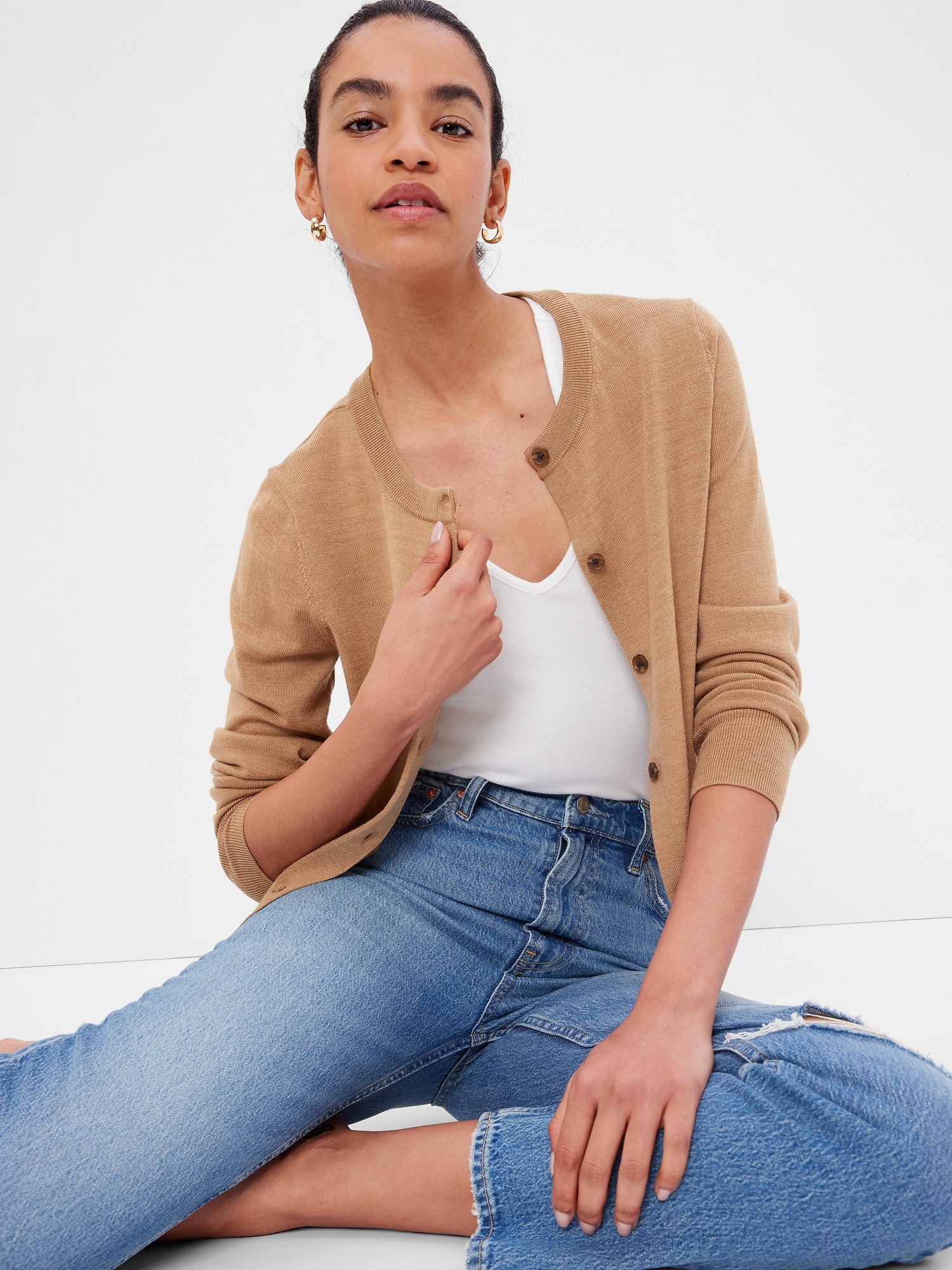 Merino Cardigan | Gap