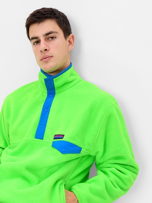 View large product image 1 of 1. Arctic Fleece Mockneck Pullover