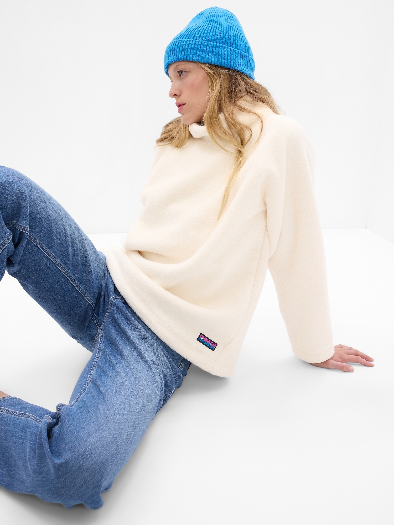 Mockneck Arctic Fleece Pullover Gap