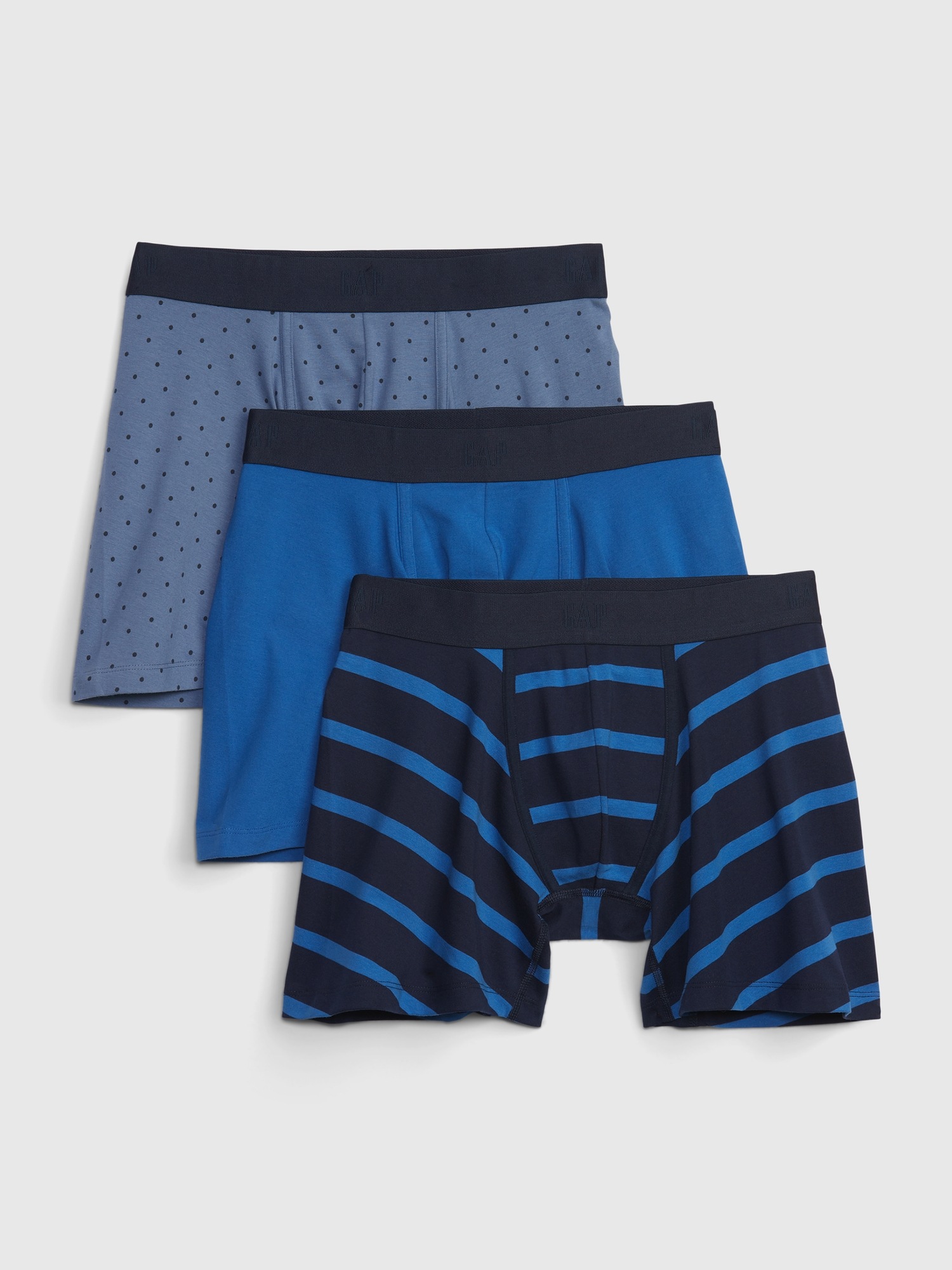 Gap 5 Boxer Briefs (3-Pack) blue - 497104073