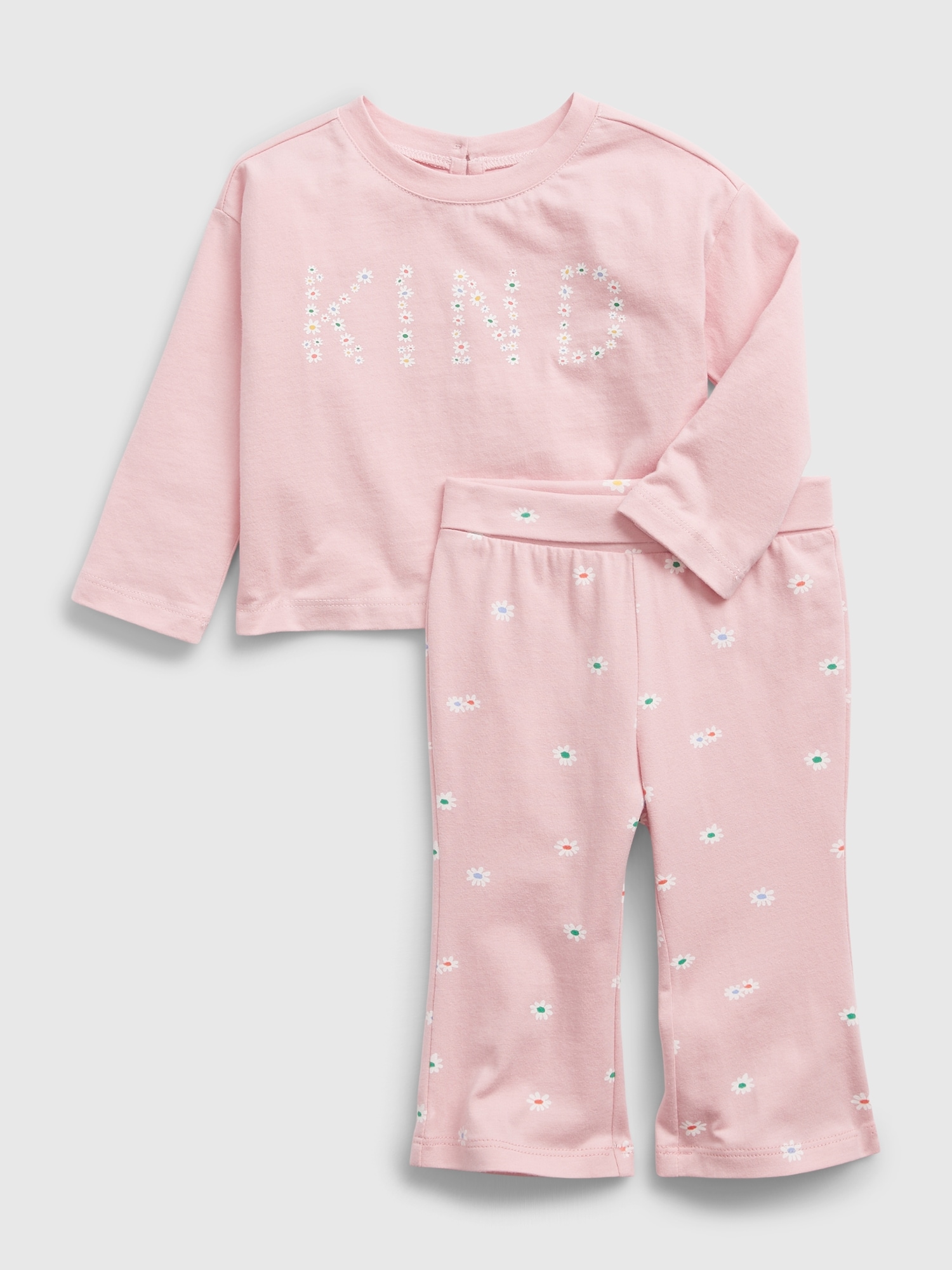 Lot de 2 pyjamas imprimés en coton - Gris clair/Mickey - Kids | H&M CA