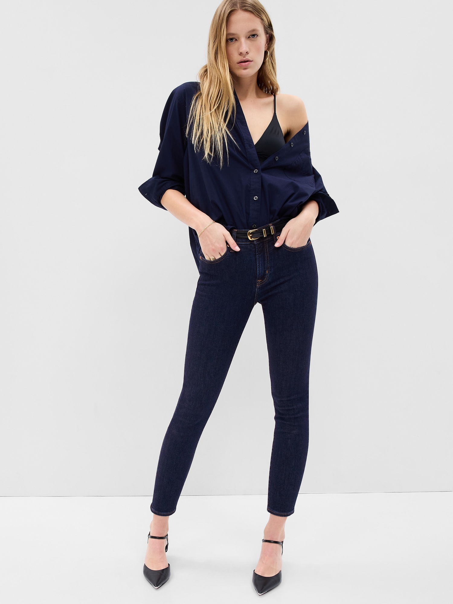 Mid Rise True Skinny Jeans | Gap