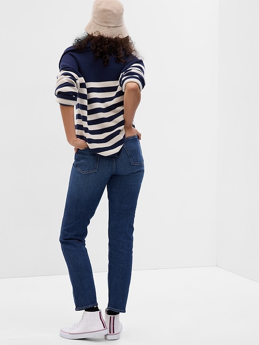 Image number 2 showing, High Rise Cheeky Straight Jeans
