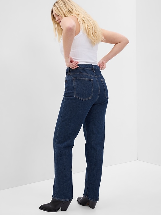 Image number 5 showing, High Rise Cheeky Straight Jeans