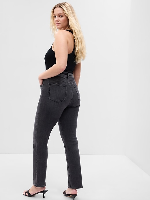 Image number 10 showing, High Rise Classic Straight Jeans