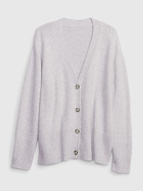 Slouchy Split-Hem Cardigan | Gap