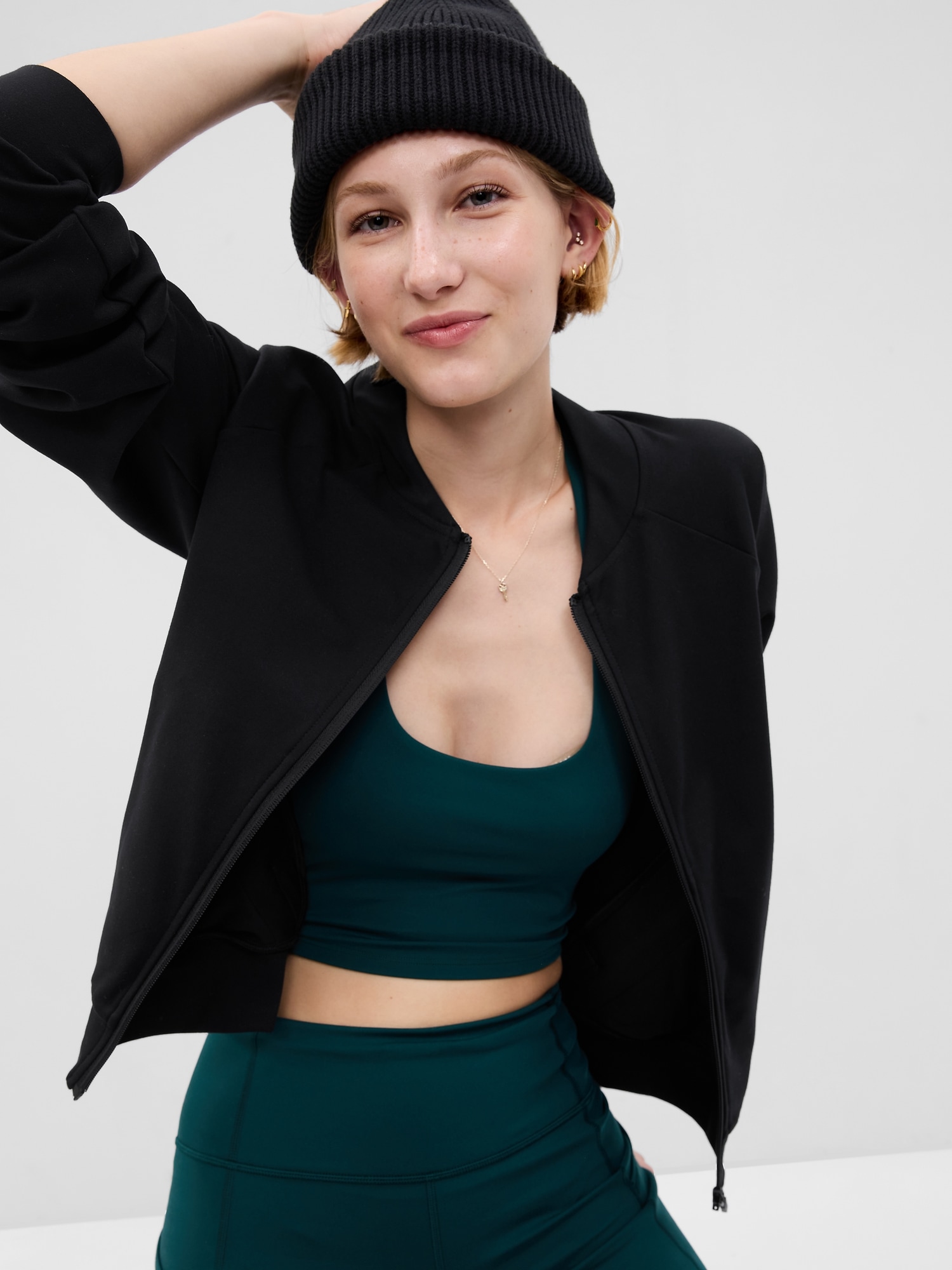 GapFit Brushed Power Jacket Gap