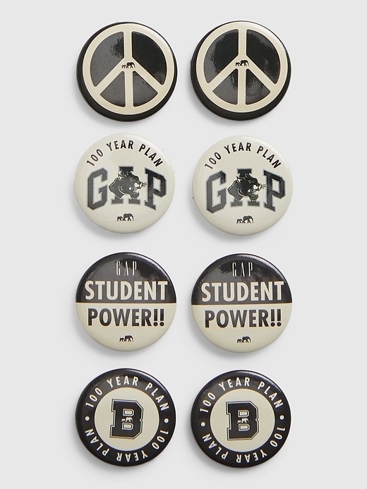 Image number 2 showing, Gap × The Brooklyn Circus Pins (4-Pack)