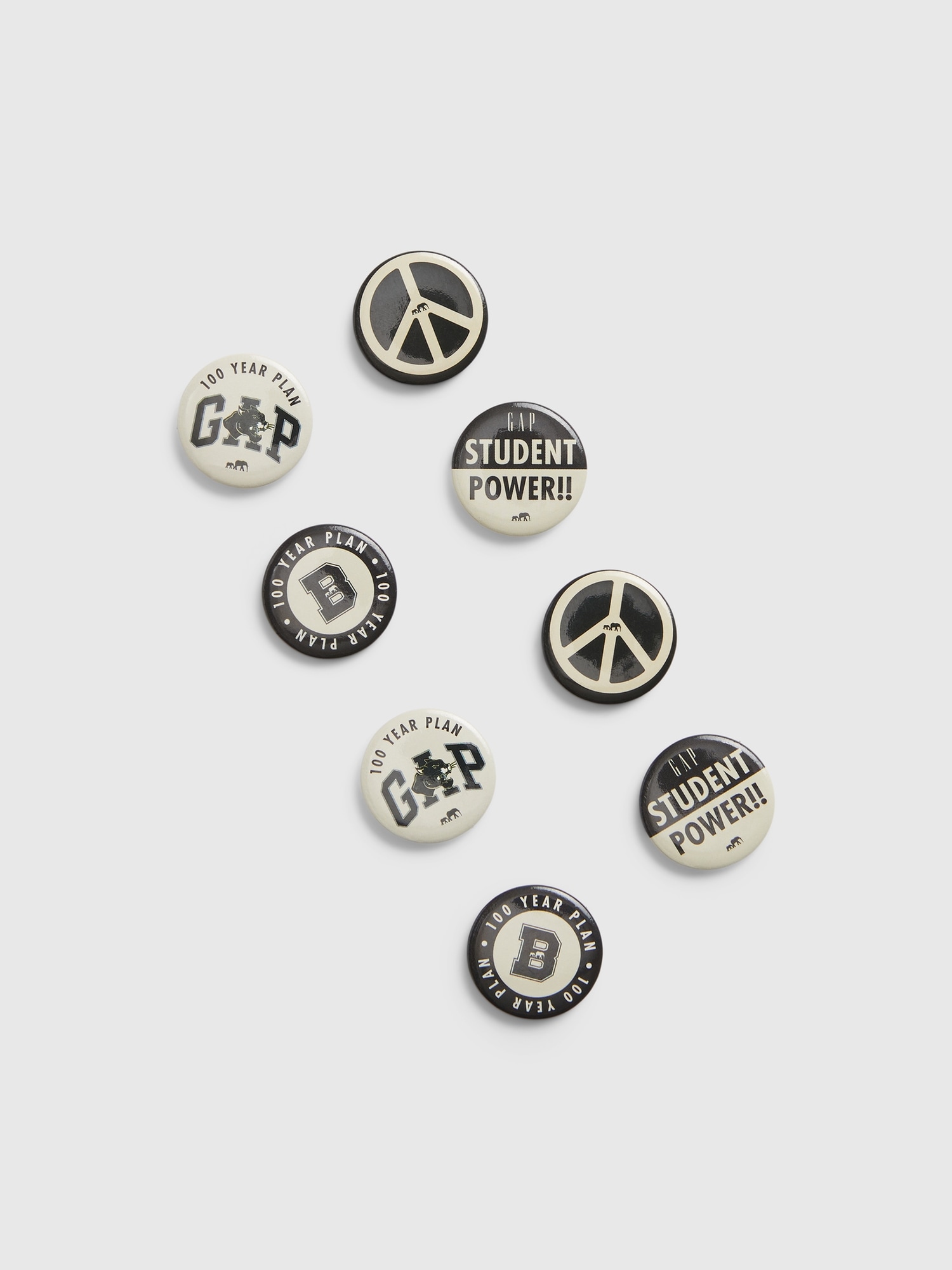 Gap × The Brooklyn Circus Pins (4-Pack)
