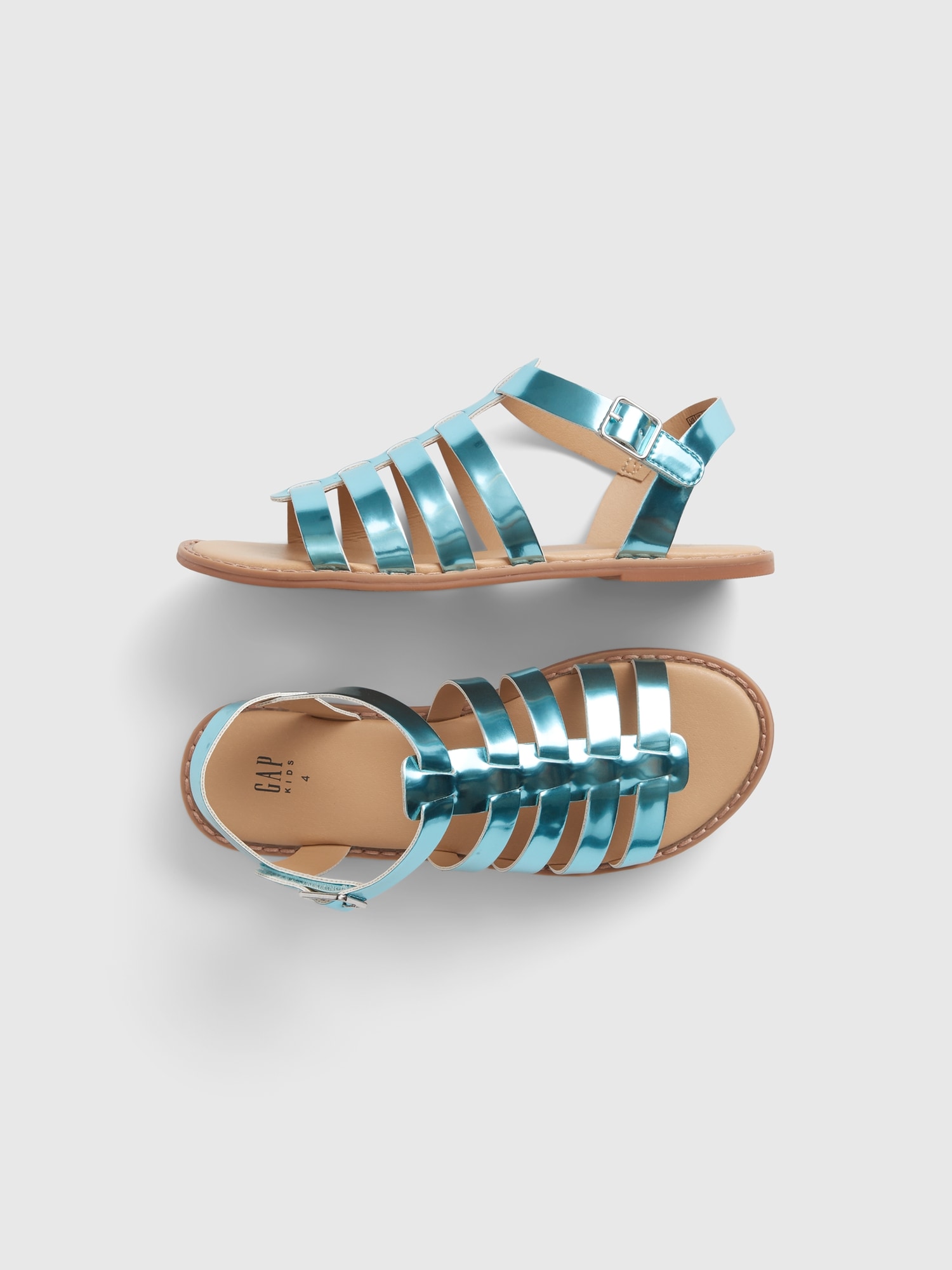 Sandales Enfant Next - Taille 11 - Vertes - Occasion (portées)