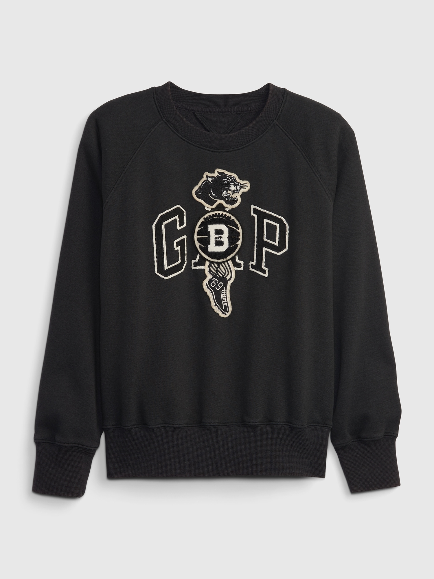 CHANDAIL EN COTON OUATÉ À LOGO GAP × THE BROOKLYN CIRCUS POUR ENFANT