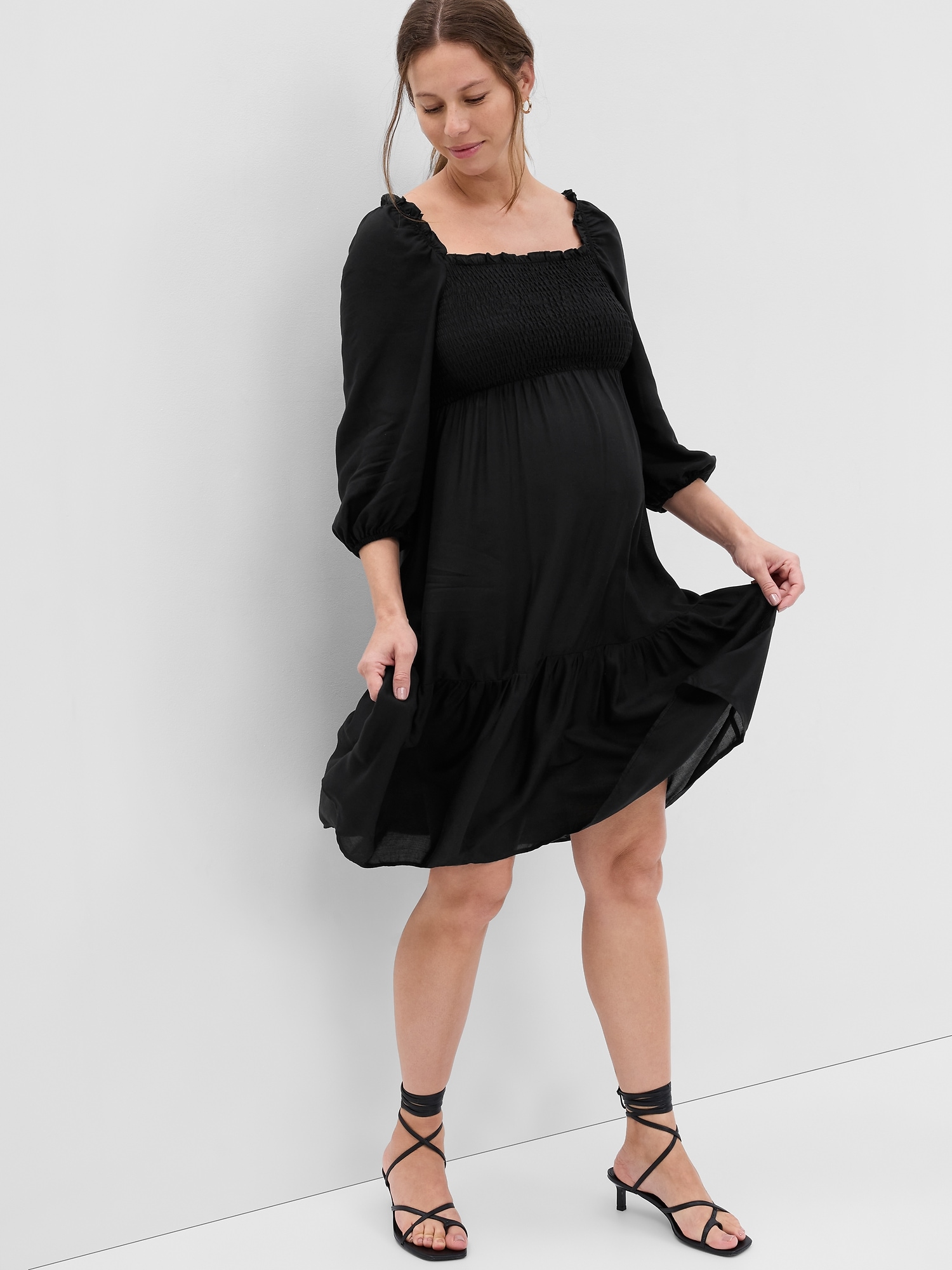 Maternity Smocked Dress Gap