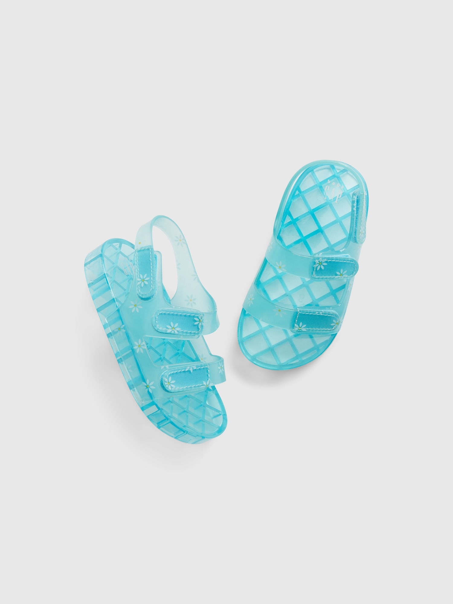 Gap Toddler Jelly Sandals blue. 1