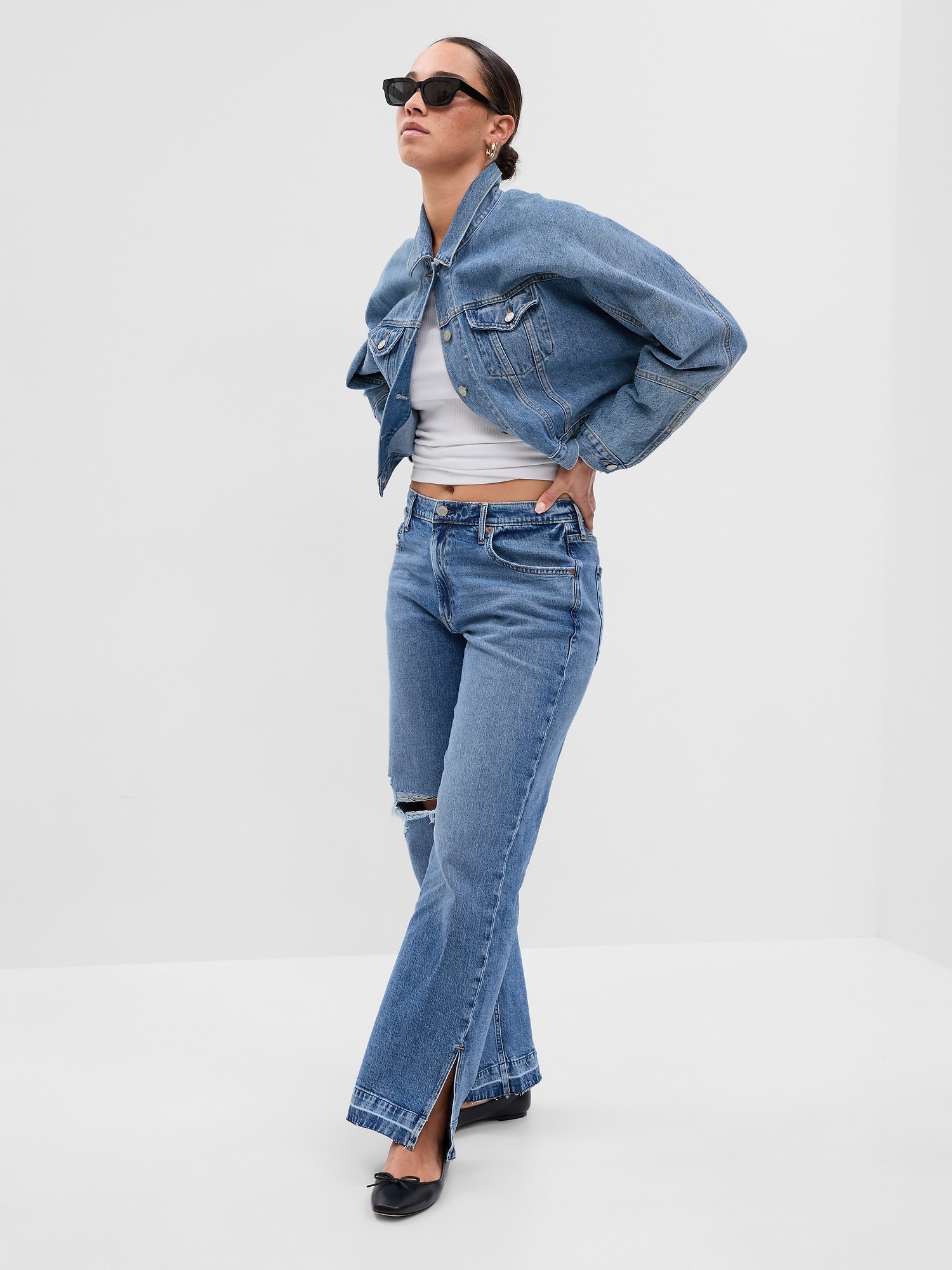 Mid Rise Cotton '90s Loose Jeans | Gap