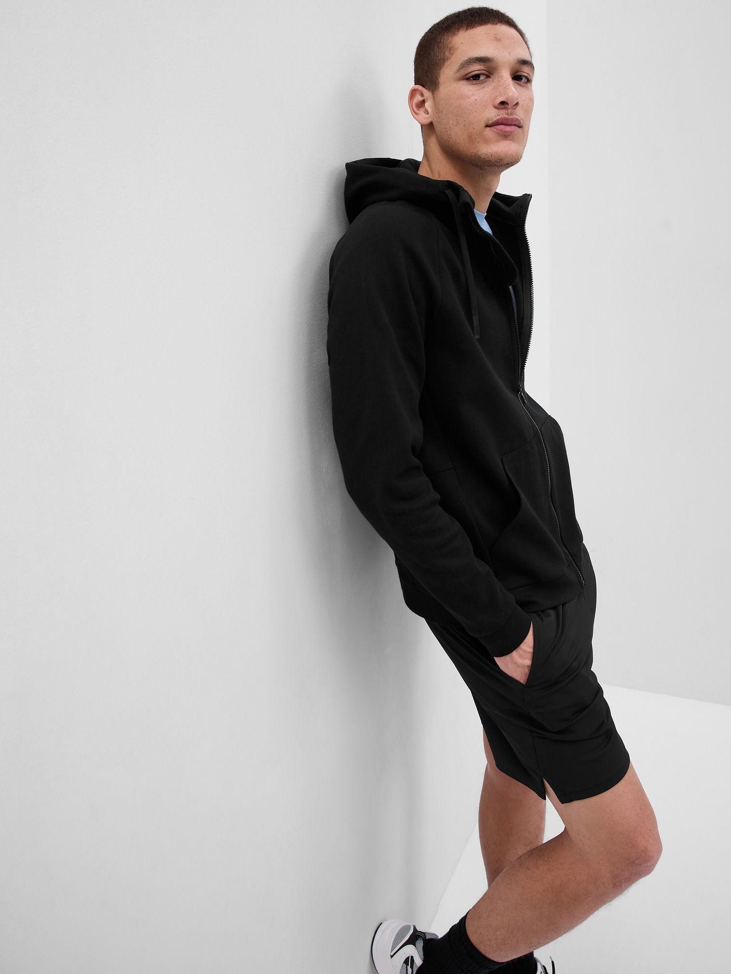 GapFit Tech Fleece Full-Zip Hoodie | Gap