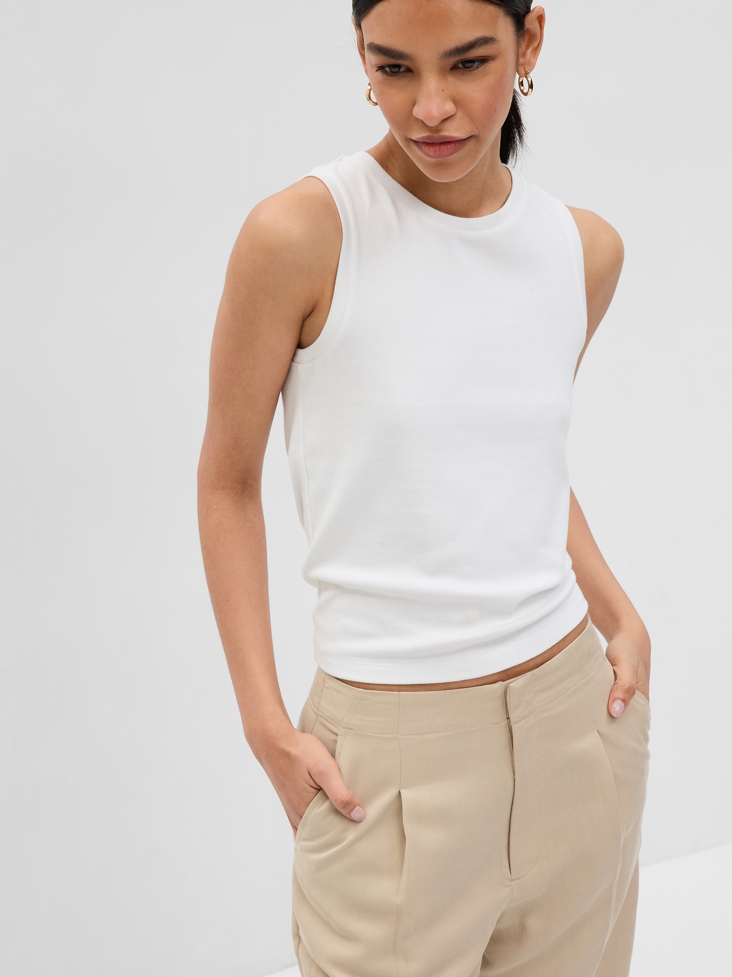 Modern Shell Tank Top Gap