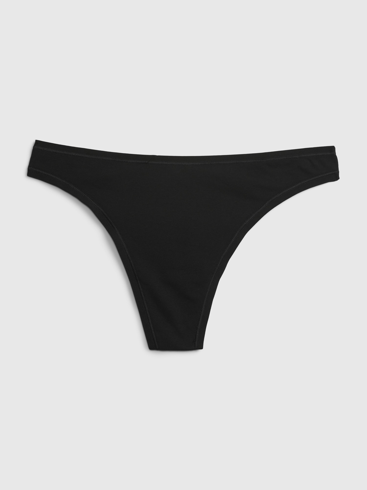 Buy VIKIMO Women's Cotton Thongs for High Level of Comfort - Free Size_V- Thong-Black-Beige-P2 at