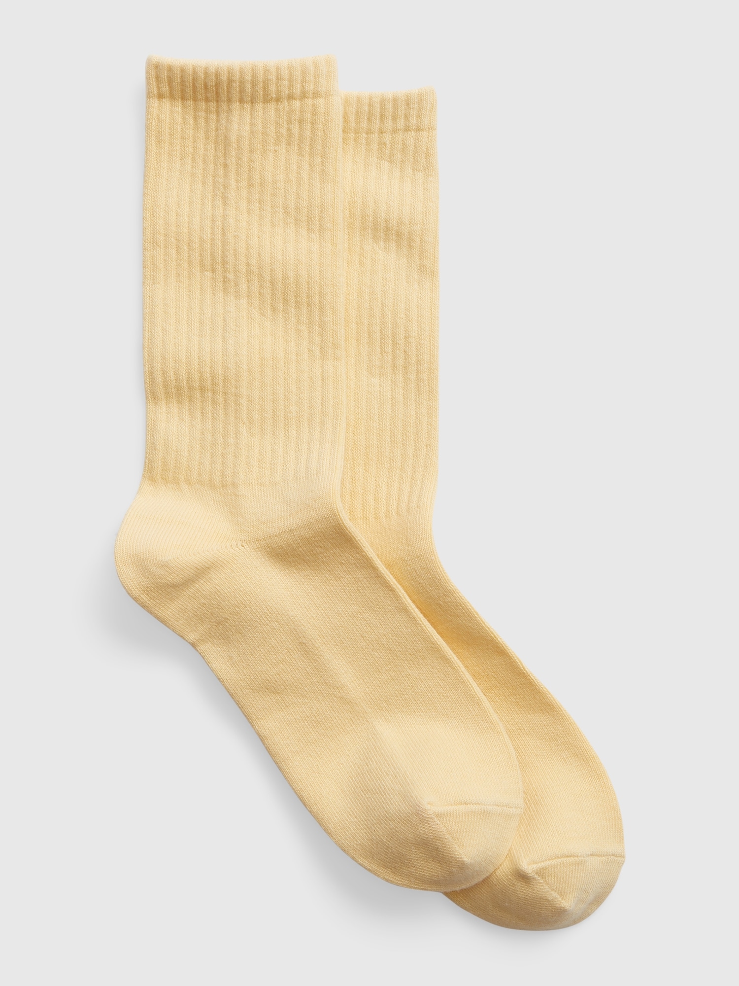Gap Organic Cotton Crew Socks yellow. 1