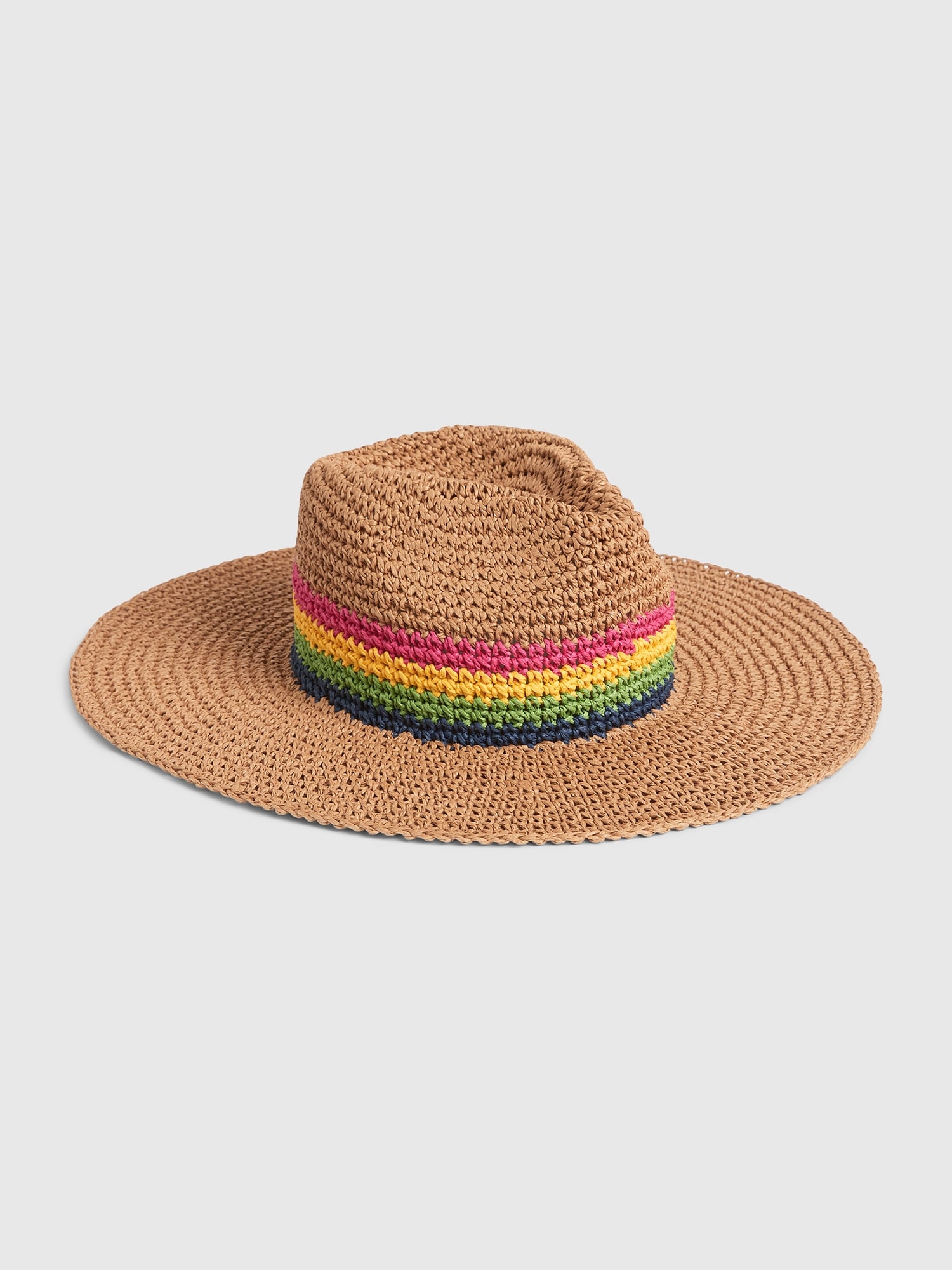 Gap Rainbow Straw Panama Hat multi. 1