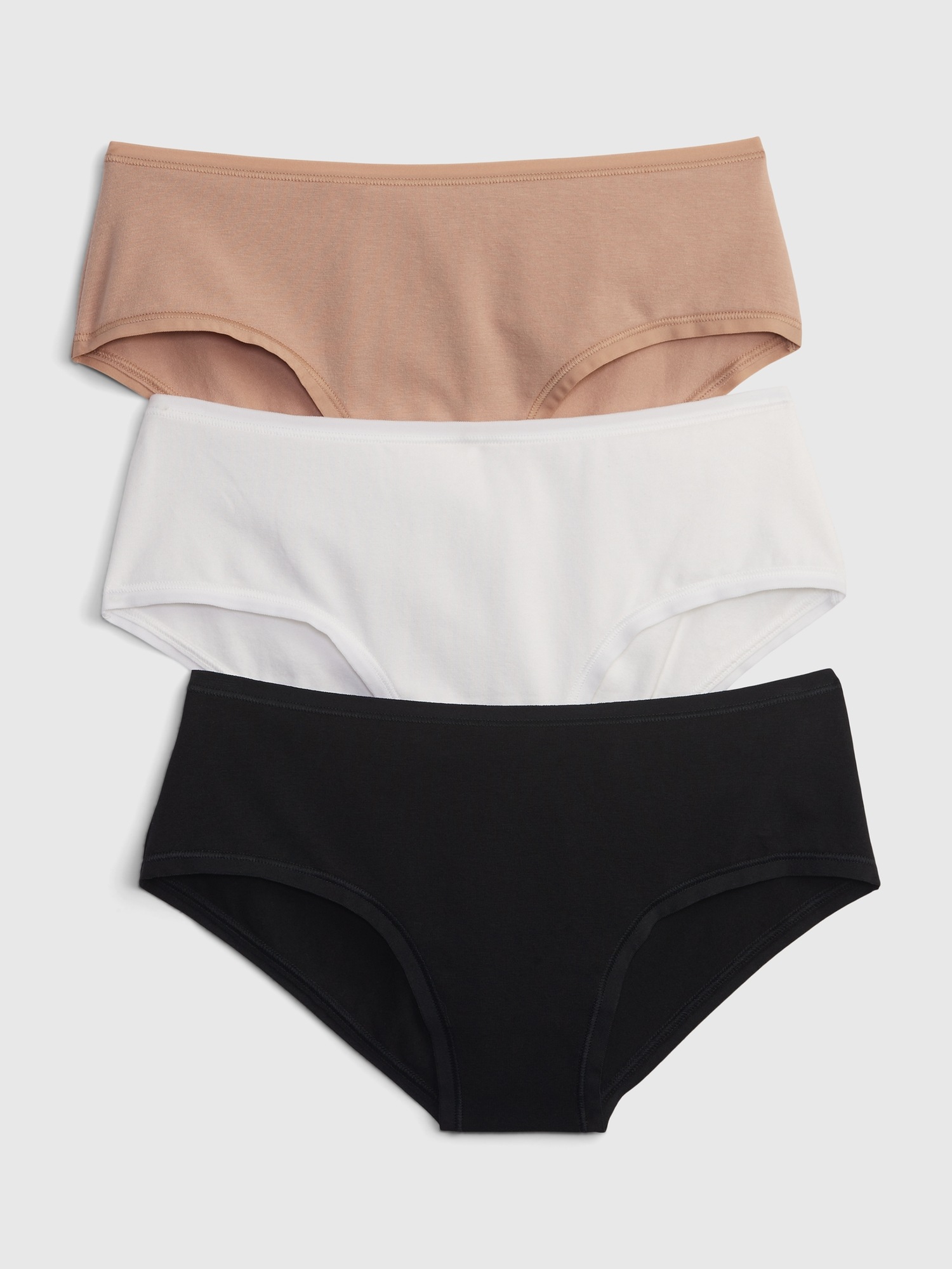 Hipster Underwear In Organic Cotton 3-Pack