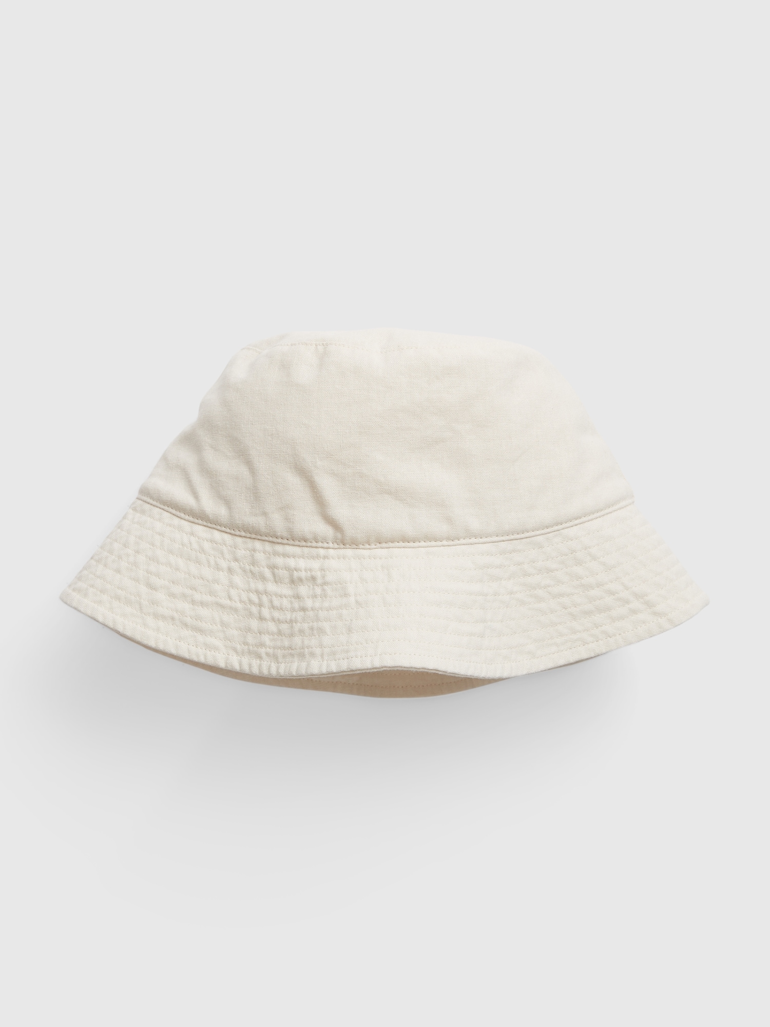 Gap Linen-Cotton Bucket Hat beige. 1