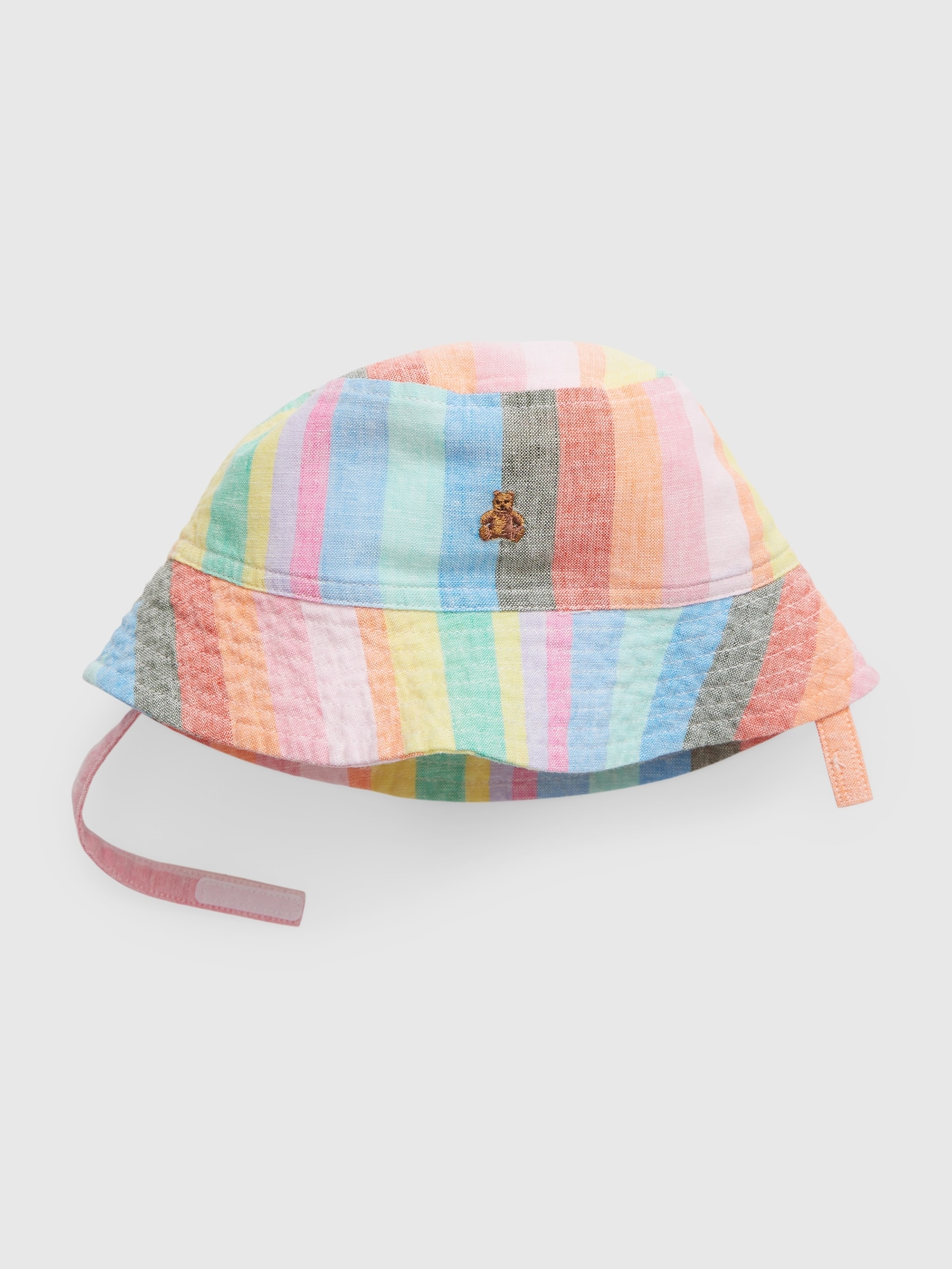 Gap Baby Linen-Cotton Stripe Bucket Hat multi. 1