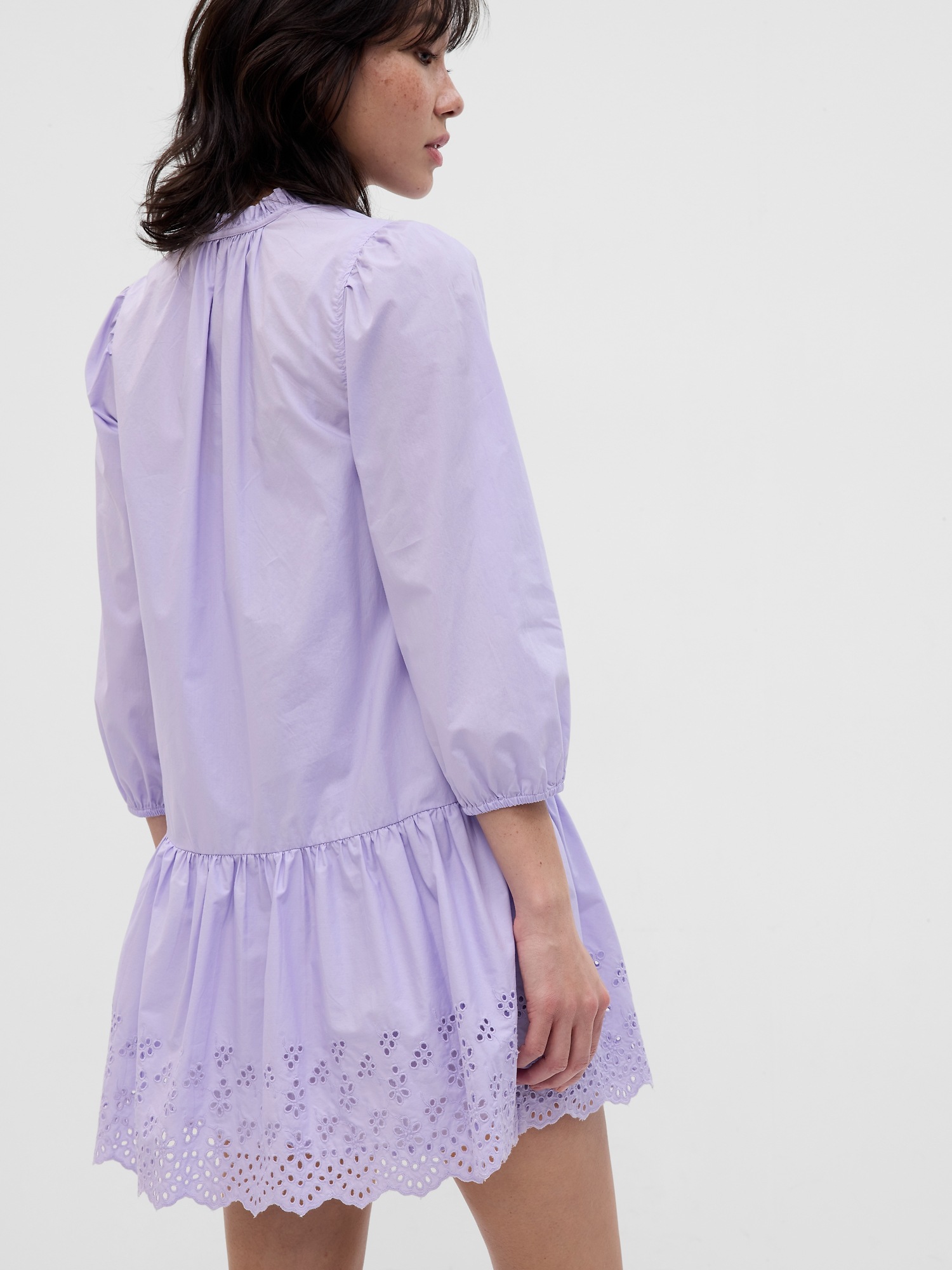 Eyelet Mini Dress | Gap