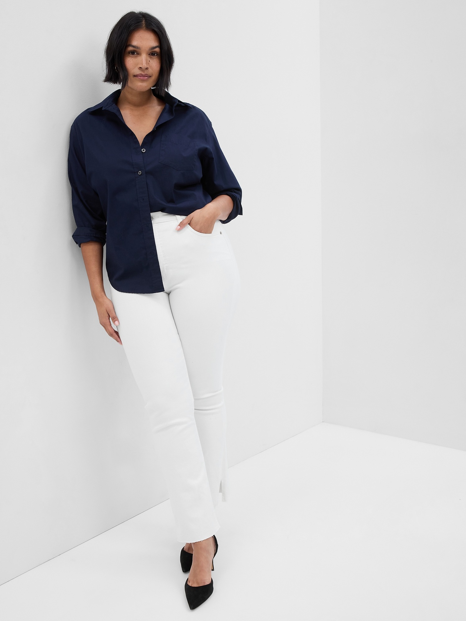 High Rise Kick Fit Jeans Gap